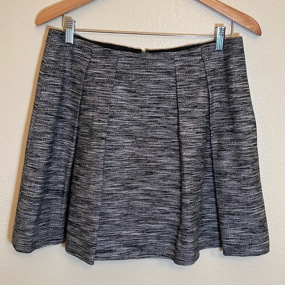 MADEWELL Black White Mini Skirt